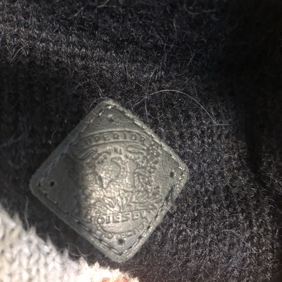 Diesel alpaca wool mix knit sweater cardigan size large - Picture 5 of 7